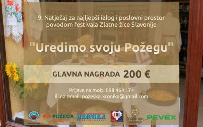 Otvoren 9. natječaj Uredimo svoju Požegu
